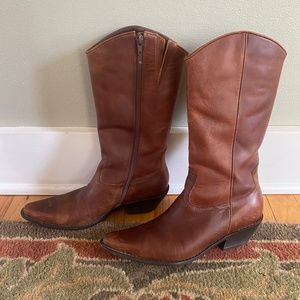 Mattisse Leather Cowboy Boot Size 6.5